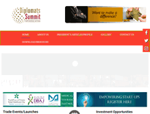 Tablet Screenshot of diplomatssummit.com